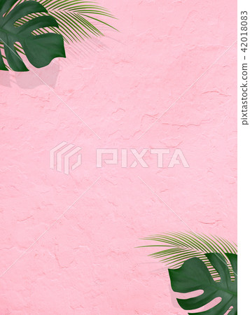 Background - Summer - Tropical - Plants - Pink 42018083