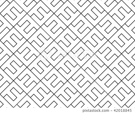The geometric pattern with lines. Seamless vector - Stock Illustration ...