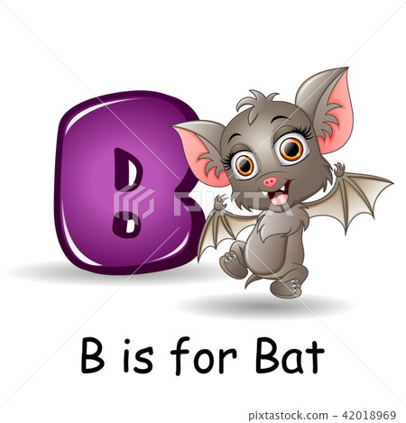 Animals alphabet: B is for Bats - Stock Illustration [42018969] - PIXTA