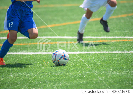 Boys' soccer game landscape 42023678
