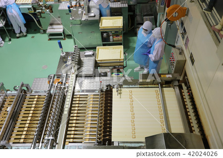 production line at Chocolate factory at japan production line at Chocolate factory at japan 42024026