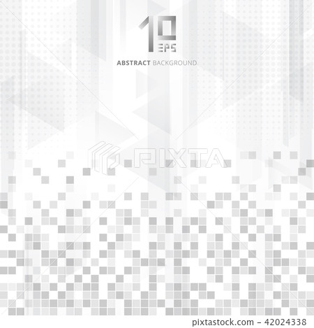 Abstract technology geometric data squares pattern Abstract technology geometric data squares pattern 42024338