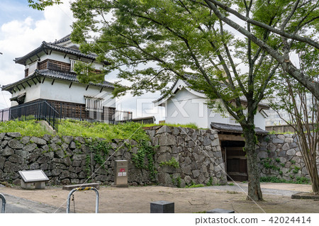 Fukuoka castle Shimonosuke gate and the tide stake Fukuoka castle Shimonosuke gate and the tide stake 42024414