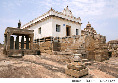 Eradukatte Basadi, Chandragiri hill, Sravanabelgola, Karnataka. It is situated opposite Chavundaraya 42024426