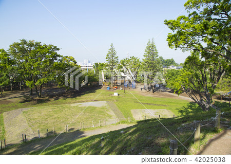 Scenery from the top of Noge Otsuka tomb 42025038