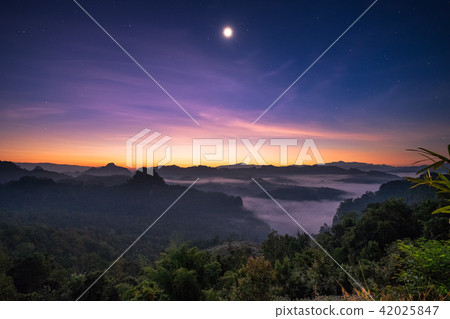 View of rice field terraced and river View of rice field terraced and river 42025847