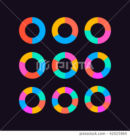 circle segments set vector circle segments set vector 42025864