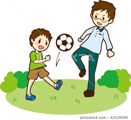 Parents playing soccer 42026096