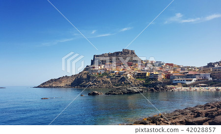 Medieval town of Castelsardo on Sardinia, Italy 42028857