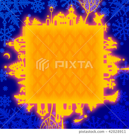 Christmas and New Year's frame 42028911