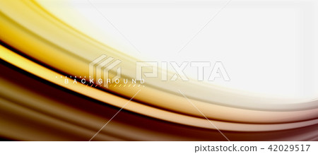 Rainbow fluid colors abstract background twisted liquid design, colorful marble or plastic wavy 42029517