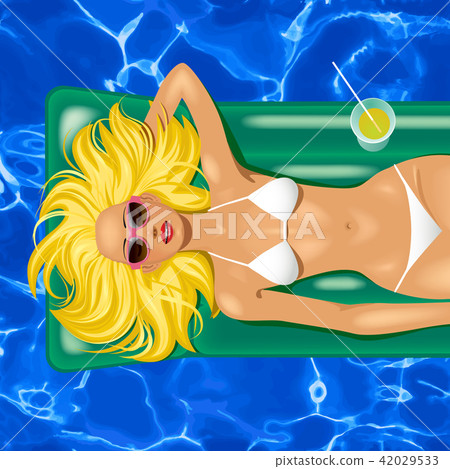 Girl in a pool 42029533