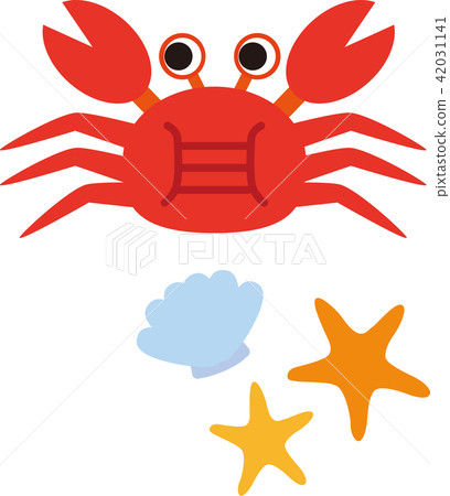Crab and starfish Crab and starfish 42031141