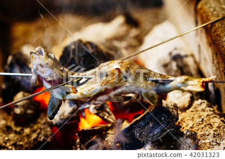 Fish skewers Fish skewers 42031323