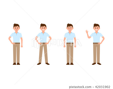Young boy cartoon character 42031902