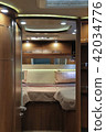 Exquisite compact interior of a camper 42034776