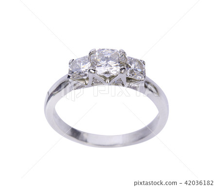 Ring isolated on a white background Ring isolated on a white background 42036182