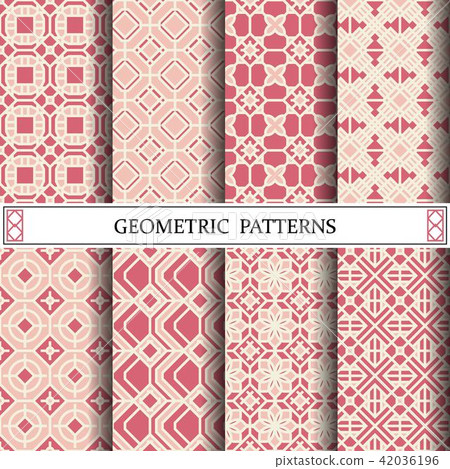 octagon geometric vector pattern for web page - Stock Illustration ...