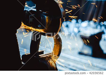 Working saws iron sparks Working saws iron sparks 42036562