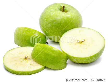 Apple granny smith isolated on white Apple granny smith isolated on white 42038074