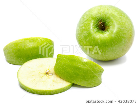 Apple granny smith isolated on white Apple granny smith isolated on white 42038075