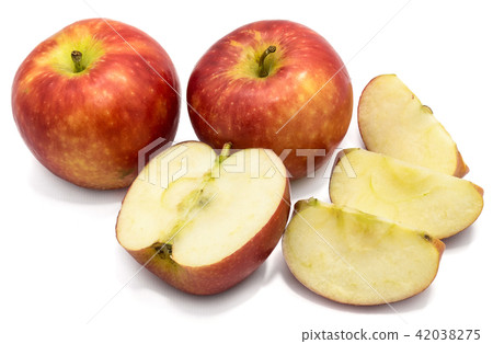 Fresh apple kanzi isolated on white Fresh apple kanzi isolated on white 42038275