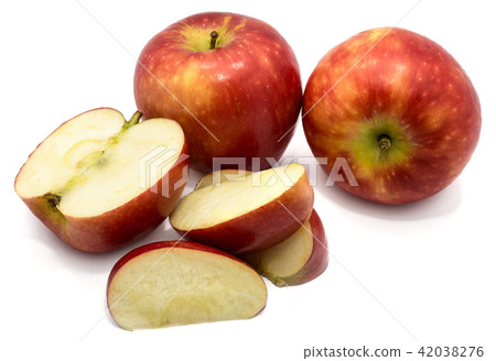 Fresh apple kanzi isolated on white 42038276