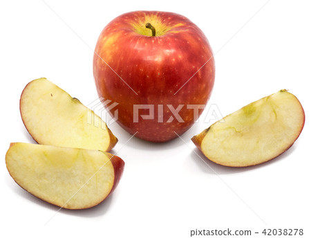 Fresh apple kanzi isolated on white 42038278