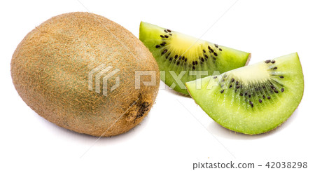 Fresh kiwi isolated on white Fresh kiwi isolated on white 42038298