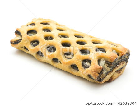 Lattice sweet bread isolated Lattice sweet bread isolated 42038304