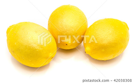 Fresh lemon isolated on white Fresh lemon isolated on white 42038308