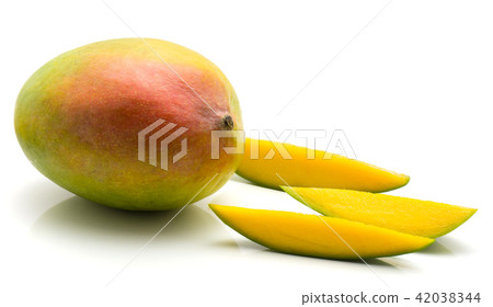 Fresh mango isolated on white Fresh mango isolated on white 42038344