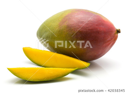 Fresh mango isolated on white Fresh mango isolated on white 42038345