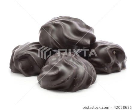 Chocolate Zephyr circle isolated 42038655