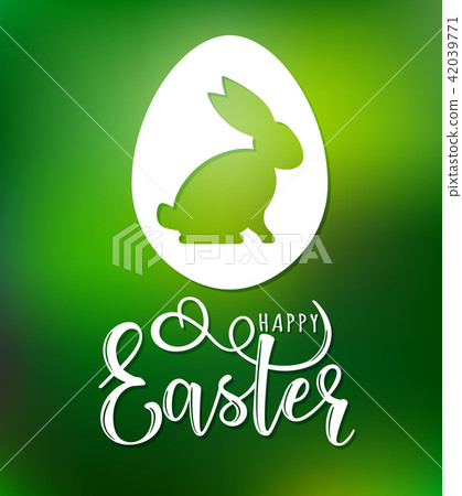 Vector illustration of Happy Easter text Vector illustration of Happy Easter text 42039771