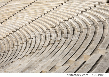 marble stairs of stadium 42039838