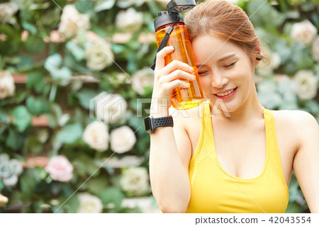 Female sports running Female sports running 42043554