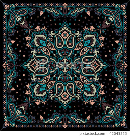 Paisley Bandana print 42045253