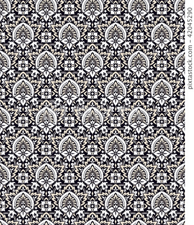 Vector damask seamless pattern 42045290