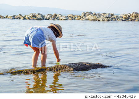 Girls playing in the sea Girls clamoring Girls playing in the sea Girls clamoring 42046429