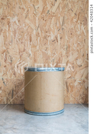 modern chair with wood background 42048314