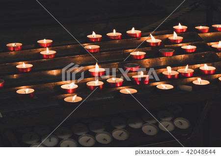 Candles in church Candles in church 42048644