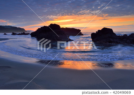 外澳海灘 外澳晨曦 海岸景觀 外澳海灘 外澳晨曦 海岸景觀 42049069