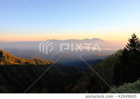 Morning view from Kita Yatsugatake Ogawara Pass 42049085