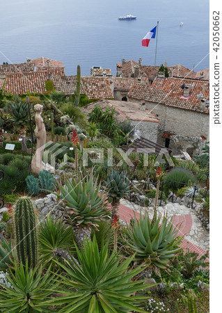 Landscape from the tropical botanical garden Eze France 42050662