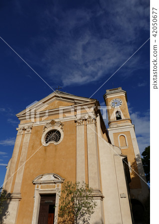 Ez village church France 42050677