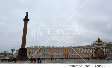 Palace Square with State Hermitage Museum. 42051299