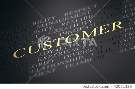 Customer Centric Concept, Compagny Values 42051329