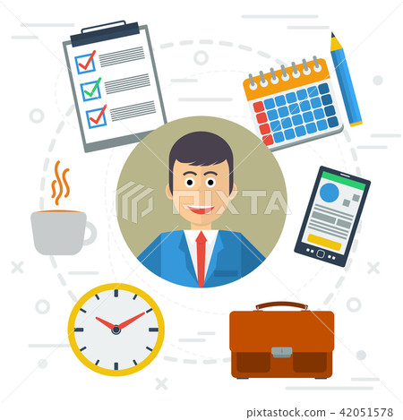 Business concept businessman item 42051578