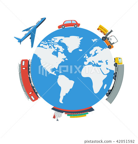 Globe Planet Logistic Concept 42051592